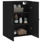vidaXL Wandschrank Schwarz 69,5x34x90 cm Holzwerkstoff vidaXL Wandschrank Schwarz 69,5x34x90 cm Holzwerkstoff