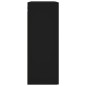 vidaXL Wandschrank Schwarz 69,5x34x90 cm Holzwerkstoff vidaXL Wandschrank Schwarz 69,5x34x90 cm Holzwerkstoff