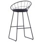 vidaXL Barhocker 2 Stk. Schwarz Kunstleder vidaXL Barhocker 2 Stk. Schwarz Kunstleder