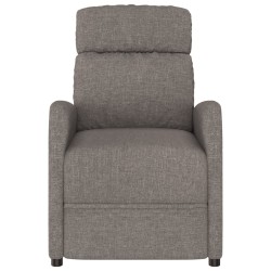 vidaXL Relaxsessel Taupe Stoff