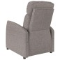 vidaXL Relaxsessel Taupe Stoff vidaXL Relaxsessel Taupe Stoff