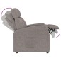vidaXL Relaxsessel Taupe Stoff vidaXL Relaxsessel Taupe Stoff