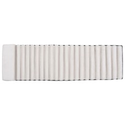vidaXL Sonnenliegen-Auflage Creme Veloursleder