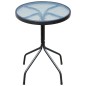 3-tlg. Bistro-Set Stahl Schwarz 3-tlg. Bistro-Set Stahl Schwarz