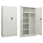 vidaXL Schließfachschrank Hellgrau 90x40x180 cm Stahl vidaXL Schließfachschrank Hellgrau 90x40x180 cm Stahl