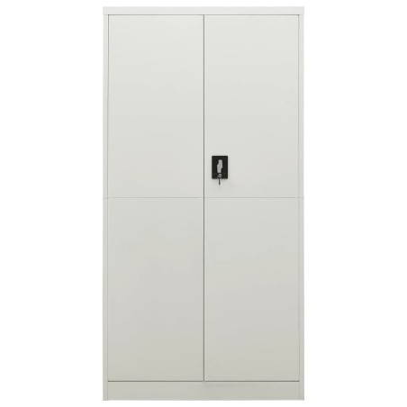 vidaXL Schließfachschrank Hellgrau 90x40x180 cm Stahl