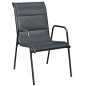 3-tlg. Bistro-Set Stahl Schwarz 3-tlg. Bistro-Set Stahl Schwarz