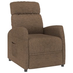 vidaXL Relaxsessel Braun Stoff