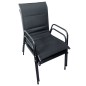 3-tlg. Bistro-Set Stahl Schwarz 3-tlg. Bistro-Set Stahl Schwarz