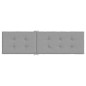 vidaXL Liegestuhl-Auflage Grau (75+105)x50x3 cm vidaXL Liegestuhl-Auflage Grau (75+105)x50x3 cm