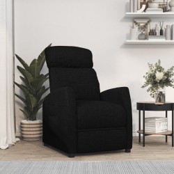 vidaXL Relaxsessel Schwarz Stoff