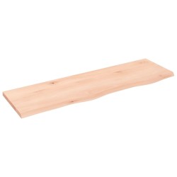 vidaXL Waschtischplatte 100x30x2 cm Massivholz Unbehandelt