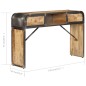 vidaXL Sideboard 120 x 30 x 75 cm Mango-Massivholz vidaXL Sideboard 120 x 30 x 75 cm Mango-Massivholz
