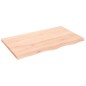 vidaXL Waschtischplatte 100x60x4 cm Massivholz Unbehandelt vidaXL Waschtischplatte 100x60x4 cm Massivholz Unbehandelt