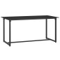 vidaXL 4-tlg. Garten-Lounge-Set mit Kissen Poly Rattan Schwarz vidaXL 4-tlg. Garten-Lounge-Set mit Kissen Poly Rattan Schwarz