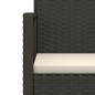 vidaXL 4-tlg. Garten-Lounge-Set mit Kissen Poly Rattan Schwarz vidaXL 4-tlg. Garten-Lounge-Set mit Kissen Poly Rattan Schwarz