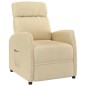 vidaXL Relaxsessel Creme Stoff vidaXL Relaxsessel Creme Stoff