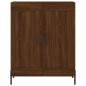 Highboard Braun Eichen-Optik 69,5x34x180 cm Holzwerkstoff Highboard Braun Eichen-Optik 69,5x34x180 cm Holzwerkstoff