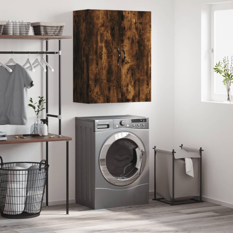 vidaXL Wandschrank Räuchereiche 69,5x34x90 cm Holzwerkstoff vidaXL Wandschrank Räuchereiche 69,5x34x90 cm Holzwerkstoff
