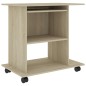 vidaXL Schreibtisch Sonoma-Eiche 80x50x75 cm Holzwerkstoff vidaXL Schreibtisch Sonoma-Eiche 80x50x75 cm Holzwerkstoff