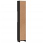 vidaXL Badezimmerschrank Schwarz 32x25,5x190 cm Holzwerkstoff vidaXL Badezimmerschrank Schwarz 32x25,5x190 cm Holzwerkstoff