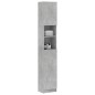 vidaXL Badezimmerschrank Betongrau 32x25,5x190 cm Holzwerkstoff vidaXL Badezimmerschrank Betongrau 32x25,5x190 cm Holzwerkstoff