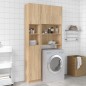 vidaXL Badezimmerschrank Sonoma-Eiche 32x25,5x190 cm Holzwerkstoff vidaXL Badezimmerschrank Sonoma-Eiche 32x25,5x190 cm Holzwerkstoff