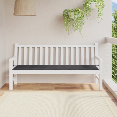 vidaXL Gartenbank-Auflage Anthrazit 180x50x3 cm Oxford-Gewebe