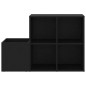 vidaXL Flur-Schuhschrank Schwarz 105x35,5x70 cm Holzwerkstoff vidaXL Flur-Schuhschrank Schwarz 105x35,5x70 cm Holzwerkstoff