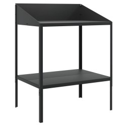 vidaXL Pflanzenständer Anthrazit 75,5x54,5x100 cm Verzinkter Stahl