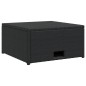 vidaXL 4-tlg. Garten-Lounge-Set mit Auflagen Poly Rattan Schwarz vidaXL 4-tlg. Garten-Lounge-Set mit Auflagen Poly Rattan Schwarz