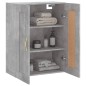 vidaXL Wandschrank Betongrau 69,5x34x90 cm Holzwerkstoff vidaXL Wandschrank Betongrau 69,5x34x90 cm Holzwerkstoff