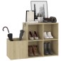 vidaXL Flur-Schuhschrank Sonoma Eiche 105x35,5x70 cm Holzwerkstoff vidaXL Flur-Schuhschrank Sonoma Eiche 105x35,5x70 cm Holzwerkstoff
