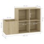 vidaXL Flur-Schuhschrank Sonoma Eiche 105x35,5x70 cm Holzwerkstoff vidaXL Flur-Schuhschrank Sonoma Eiche 105x35,5x70 cm Holzwerkstoff