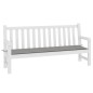 Gartenbank-Auflage Grau 150x50x3 cm Oxford-Gewebe Gartenbank-Auflage Grau 150x50x3 cm Oxford-Gewebe