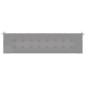 Gartenbank-Auflage Grau 150x50x3 cm Oxford-Gewebe Gartenbank-Auflage Grau 150x50x3 cm Oxford-Gewebe