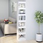vidaXL Bücherregal/Raumteiler Weiß 40x30x198 cm vidaXL Bücherregal/Raumteiler Weiß 40x30x198 cm