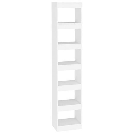 vidaXL Bücherregal/Raumteiler Weiß 40x30x198 cm