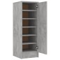 vidaXL Schuhschrank Betongrau 32x35x92 cm Holzwerkstoff vidaXL Schuhschrank Betongrau 32x35x92 cm Holzwerkstoff