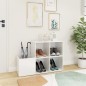 vidaXL Flur-Schuhschrank Hochglanz-Weiß 105x35,5x70 cm Holzwerkstoff vidaXL Flur-Schuhschrank Hochglanz-Weiß 105x35,5x70 cm Holzwerkstoff
