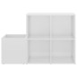 vidaXL Flur-Schuhschrank Hochglanz-Weiß 105x35,5x70 cm Holzwerkstoff vidaXL Flur-Schuhschrank Hochglanz-Weiß 105x35,5x70 cm Holzwerkstoff