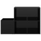 vidaXL Flur-Schuhschrank Hochglanz-Schwarz 105x35,5x70cm Holzwerkstoff vidaXL Flur-Schuhschrank Hochglanz-Schwarz 105x35,5x70cm Holzwerkstoff