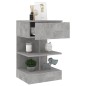 vidaXL Nachttische 2 Stk. Betongrau 40x35x65 cm vidaXL Nachttische 2 Stk. Betongrau 40x35x65 cm