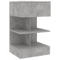 vidaXL Nachttische 2 Stk. Betongrau 40x35x65 cm vidaXL Nachttische 2 Stk. Betongrau 40x35x65 cm