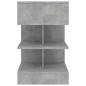 vidaXL Nachttische 2 Stk. Betongrau 40x35x65 cm vidaXL Nachttische 2 Stk. Betongrau 40x35x65 cm