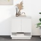 vidaXL Sideboard Hochglanz-Weiß 70x41x75 cm Holzwerkstoff vidaXL Sideboard Hochglanz-Weiß 70x41x75 cm Holzwerkstoff