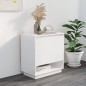 vidaXL Sideboard Hochglanz-Weiß 70x41x75 cm Holzwerkstoff vidaXL Sideboard Hochglanz-Weiß 70x41x75 cm Holzwerkstoff