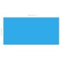 Rechteckige Pool-Abdeckung PE Blau 450 x 220 cm Rechteckige Pool-Abdeckung PE Blau 450 x 220 cm