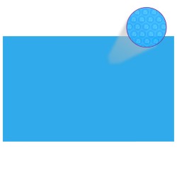 Rechteckige Pool-Abdeckung 260 x 160 cm PE Blau 