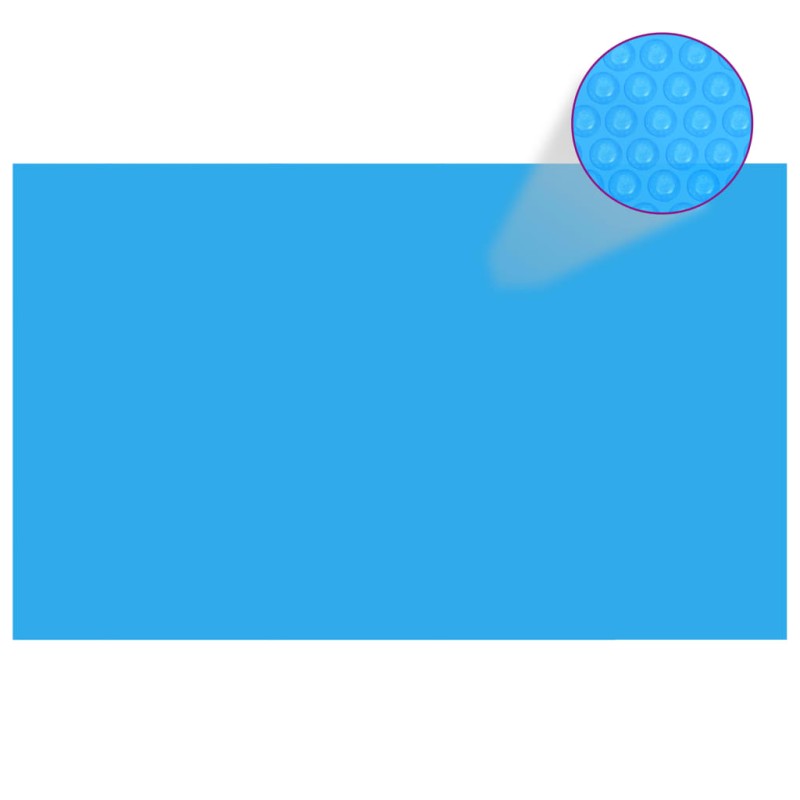 Rechteckige Pool-Abdeckung 260 x 160 cm PE Blau 